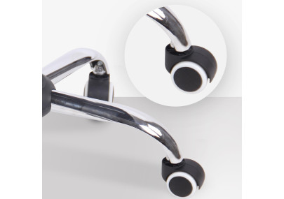 Silla De Oficina Terni Gris,Simil cuero