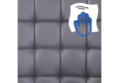 Silla De Oficina Terni Gris,Simil cuero