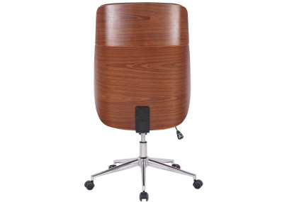 Ensemble de 2 tabourets de bar Franklin, ronds, en tissu, bleu naturel