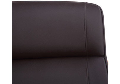 Ensemble de 2 tabourets de bar Franklin, ronds, en tissu, bleu naturel