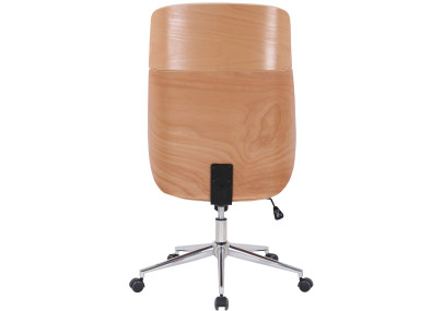 Ensemble de 2 tabourets de bar Franklin, ronds, en tissu, couleur cappuccino taupe