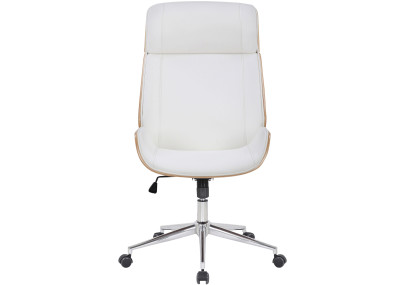 Sedia da ufficio Varel Natura/bianco