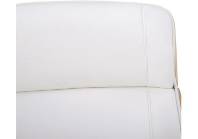 Ensemble de 2 tabourets de bar Franklin, ronds, en tissu, vert cappuccino