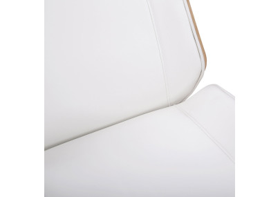 Sedia da ufficio Varel Natura/bianco