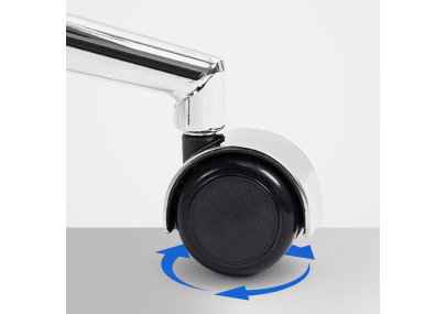 Fauteuil de bureau Sotira, cuir véritable, marron