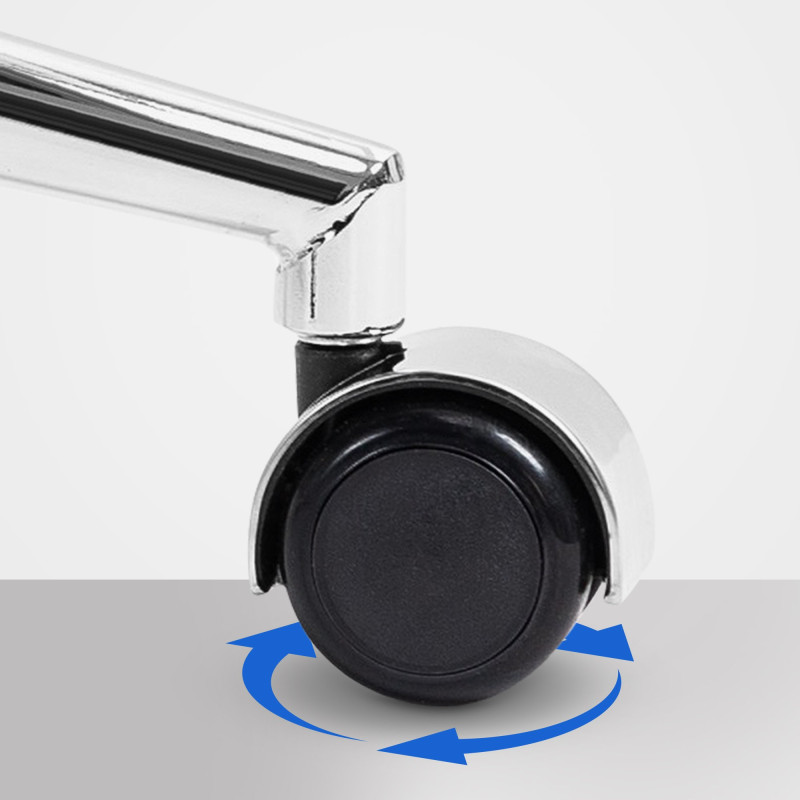 Fauteuil de bureau Sotira, cuir véritable, marron