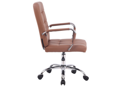 Silla de Oficina Deli Pro Cuero Sintético Marrón claro