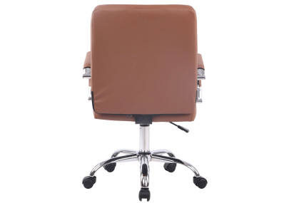 Silla de Oficina Deli Pro Cuero Sintético Marrón claro