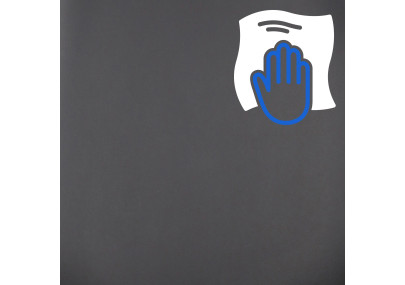 Chaise de bureau Burbank, similicuir, noyer/noir