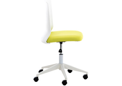 Chaise de bureau Apolda, tissu vert