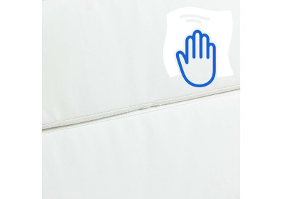 Silla de oficina Cleveland Simil cuero,Blanco