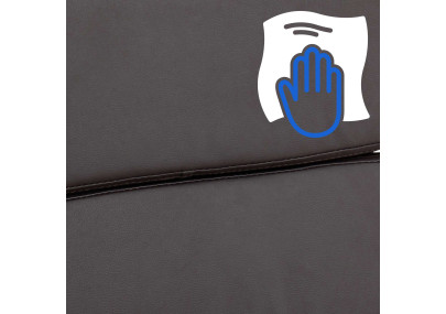 Silla de oficina Cleveland Simil cuero,Marrón