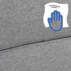 Silla de oficina Cleveland Tela,Gris