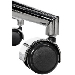 Fauteuil de bureau Cleveland, cuir v?ritable, cr?me