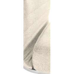 Silla De Oficina Amadora en polipiel o tela Crema,Tela