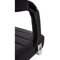 Silla De Oficina Amadora en polipiel o tela Negro,Tela