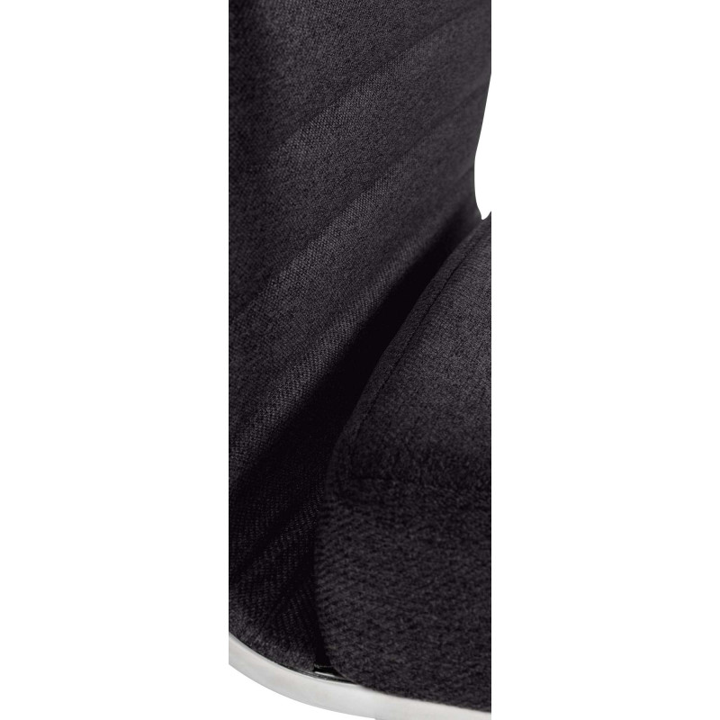 Silla De Oficina Amadora en polipiel o tela Negro,Tela