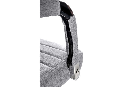 Silla De Oficina Amadora en polipiel o tela Gris,Tela