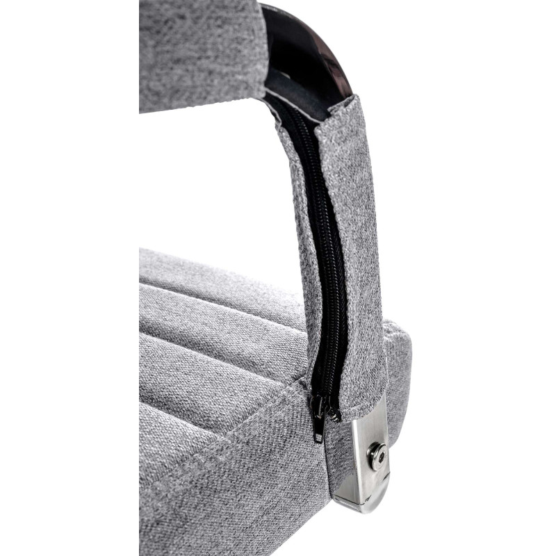 Sedia Da ufficio Amadora grigio,Tessuto