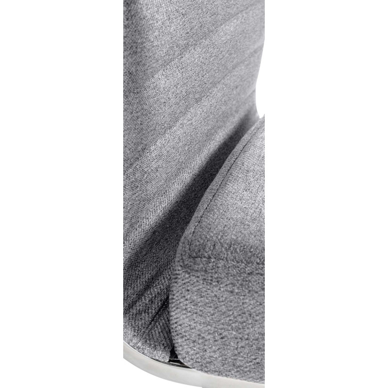 Sedia Da ufficio Amadora grigio,Tessuto