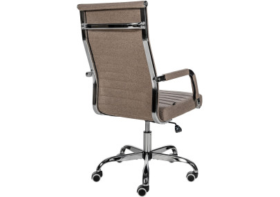 Silla De Oficina Amadora en polipiel o tela Gris topo,Tela