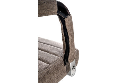 Silla De Oficina Amadora en polipiel o tela Gris topo,Tela