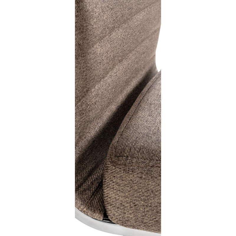 Silla De Oficina Amadora en polipiel o tela Gris topo,Tela