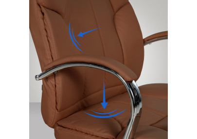 Silla De Oficina XXL Xanthos Marrón claro