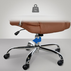 Silla De Oficina XXL Xanthos Marrón claro