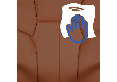 Silla De Oficina XXL Xanthos Marrón claro