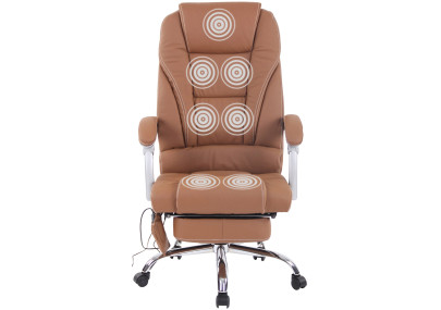 Bürostuhl Pacific Echtleder mit Massagefunktion