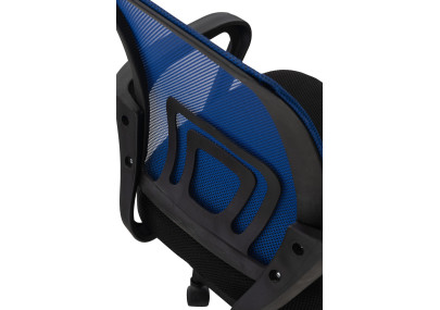 Silla de oficina Auburn con funda de malla Azul