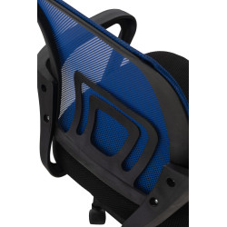 chaise de bureau bleu auburn