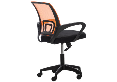 Silla de oficina Auburn con funda de malla Naranja