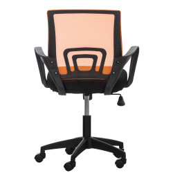 chaise de bureau orange auburn