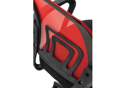 Silla de oficina Auburn con funda de malla Rojo