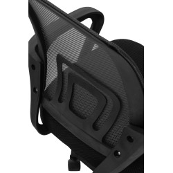 Silla de oficina Auburn con funda de malla Negro