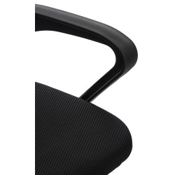 Chaise de bureau noire Auburn