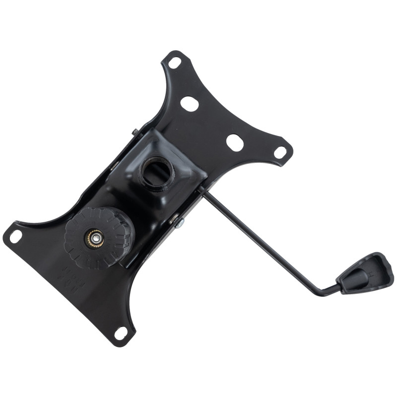 chaise de bureau noire à fixation de siège