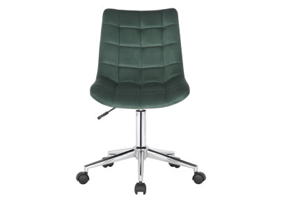 Silla de oficina Medford en terciopelo Verde