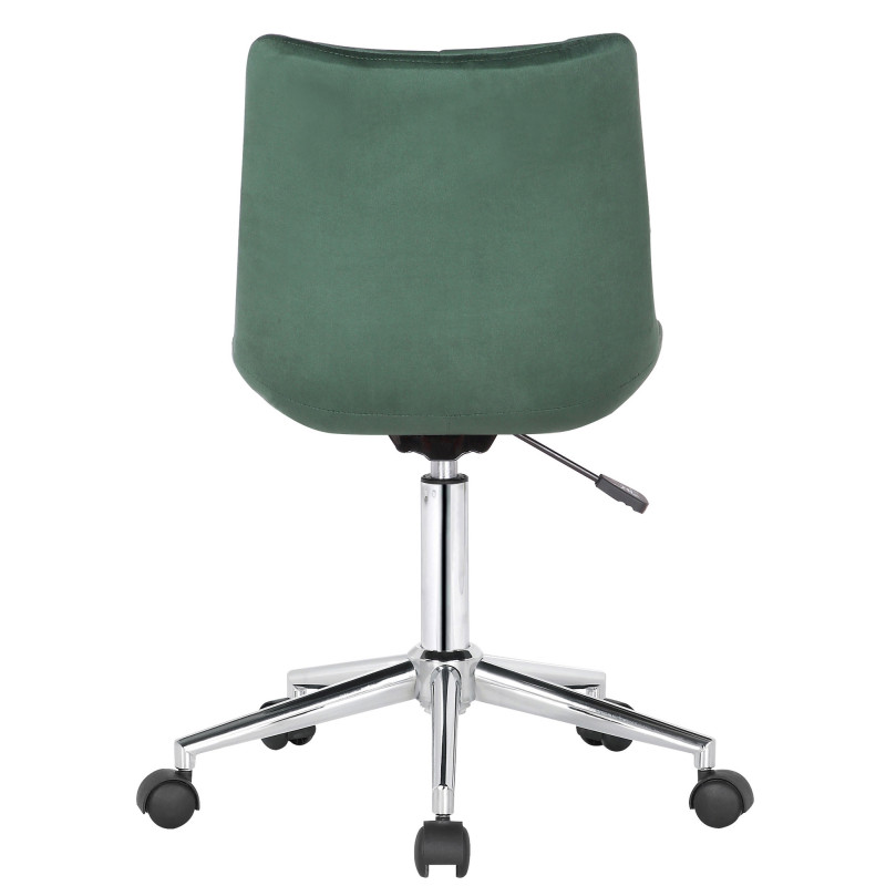 Silla de oficina Medford en terciopelo Verde