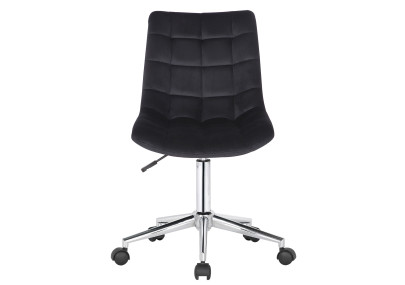 Silla de oficina Medford en terciopelo Negro