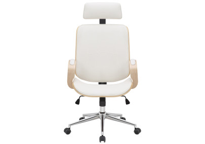 Silla De Oficina Dayton Natural/blanco