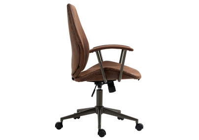 Chaise de bureau Nampa cognac