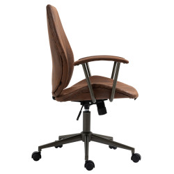 Chaise de bureau Nampa cognac