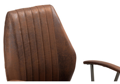 Chaise de bureau Nampa cognac