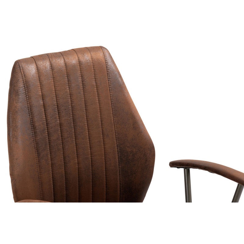 Chaise de bureau Nampa cognac