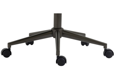 Silla de oficina Nampa en cuero de imitación Coñac