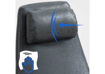 Chaise de bureau Pocatello, noir antique