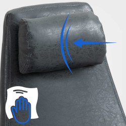 Chaise de bureau Pocatello, noir antique